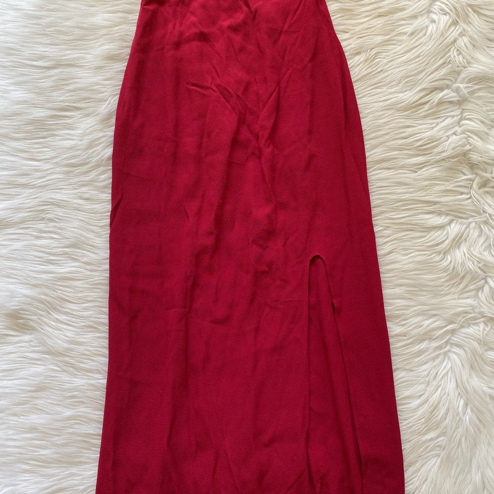 Reformation Burgundy Maxi Dress - Picture 3 of 12